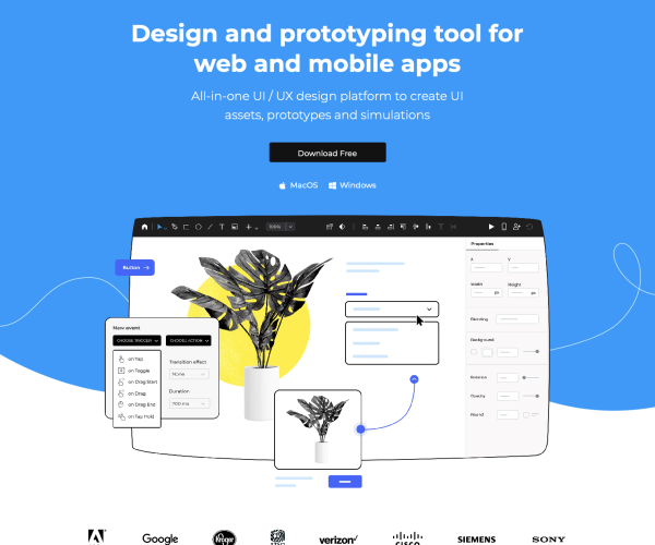 Prototyping Tools - Tools For UX UI Designers and Developers